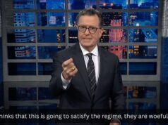 Stephen Colbert has a searing reaction to Jimmy Kimmel’s suspension
