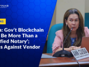 Cuisia: Gov’t Blockchain Must Be More Than a ‘Glorified Notary’; Warns Against Vendor Bias