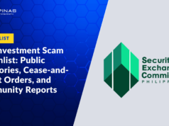 Philippine SEC Investment Scam Watchlist: Public Advisories, Cease-and-Desist Orders, and Community Reports