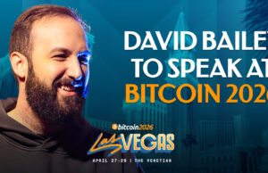 David Bailey Confirmed As A Bitcoin 2026 Speaker