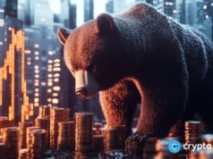 Bitcoin slides $3K from peak as crypto market turns red