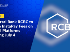 RCBC to Waive InstaPay Fees on Digital Platforms Starting July 4