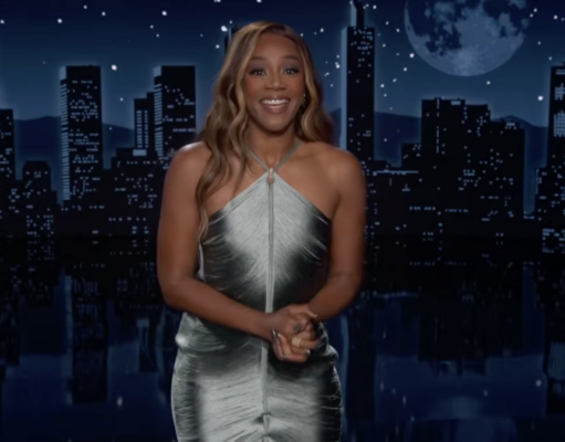 Tiffany Haddish takes a parting jab at Trump on final Jimmy Kimmel guest host night