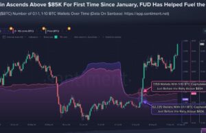 Smaller Bitcoin Holders Sold Before $85K Rally as 69,494 Wallets Exit