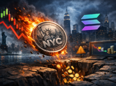 Former NYC mayor backed token tumbles on Solana amid liquidity fears