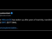 A $377M Bitcoin Whale Wakes up While Another Dumps BTC for Ether
