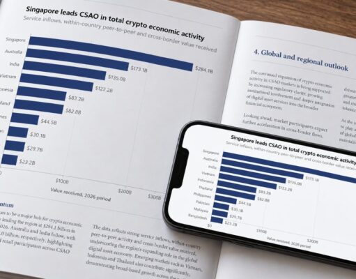 Singapore’s Crypto Activity Hits $284 Billion as Institutional Activity Jumps 94%